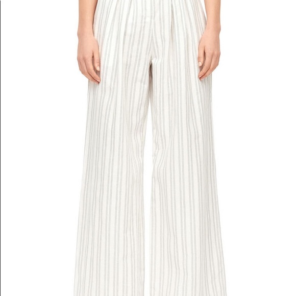 Rebecca Taylor Pants - REBECCA TAYLOR STRIPED WIDE LEG PANTS SIZE 6 NEW!